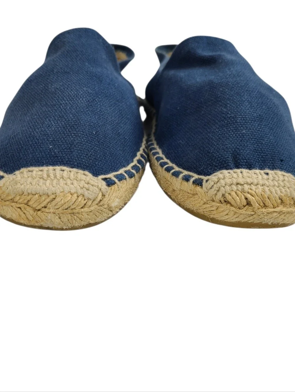 Soludos Blue Cotton Canvas Slip-on Espadrilles Women's Size 9
